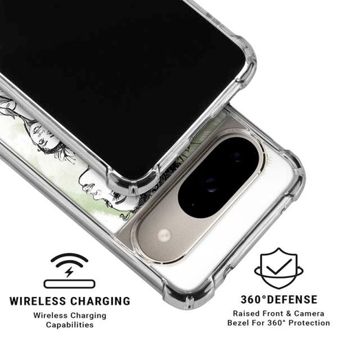 Disney Princess Tiana Sketch Google Pixel 10 Clear Case